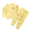 2022 autumn and winter new children's underwear sets, pure cotton men's and girls' long Johns and long pants, baby and baby home wear distribution Item Picture